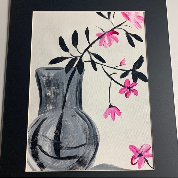 Original Artwork Acrylic on Canvas Sheet Impressionism Simple Design 12 x 16 - Picture 3 of 12